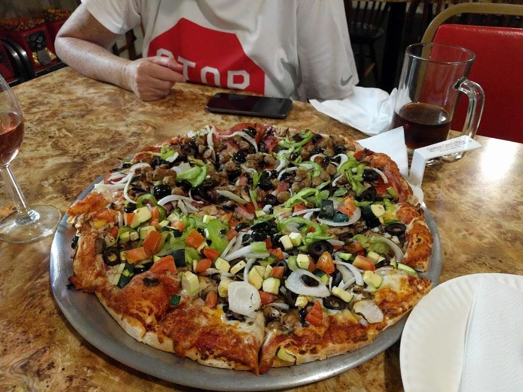 Pizza from Caveman Cavey’s in Frazier Park